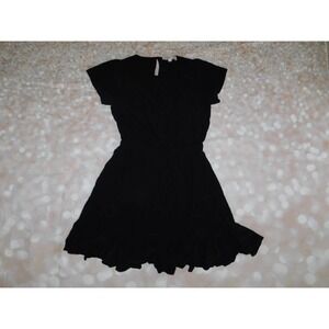 LOFT Women's Size: S Fit & Flare Casual Black Dress